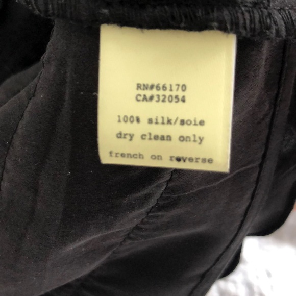 Luxurious black silk skirt - Picture 5 of 5